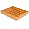Wkład do szuflady na sztućce bambusowy rozsuwany 45x32-45cm